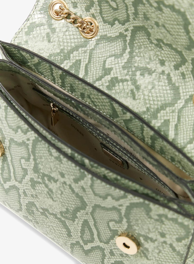 GUESS Serenova Flap Over Crossbody Bag - Image 4